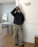 Fog Double Zipper Hooded Lightweight Padding