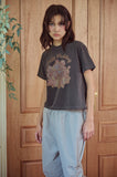 CAKE PARTY Pigment Crop Short Sleeve Tee
