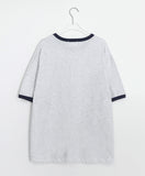 [unisex] Binnimo Pocket Ringer Over Short Sleeve Tee