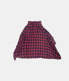 Marina Check Layered Skirt Pants