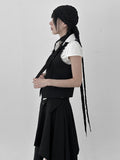 Glitter Lace Hood Coif
