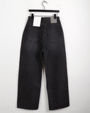 Kilo Black Stripe Long Wide Denim Pants