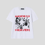 Heaven Graphic Lettering Short Sleeve T-shirt