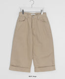 Giovanni Roll-up Cotton Bermuda Pants