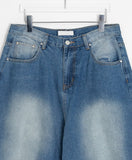 [unisex] Pchu Washing Denim Bermuda Pants