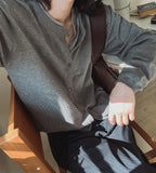 Doubling Layered Knit Cardigan