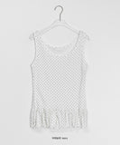 Denmi Dot Tiered Layered Sleeveless