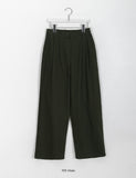 [BAONHAUS] Lame Cotton Pintuck Banding Pants