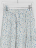 Honil Flower Shirring Banding Long Skirt