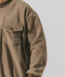 Two Pocket Fleece Sweat Shirt