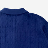 Cable Washable Collar Cardigan