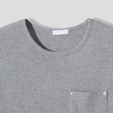 Rivet Pocket Ribbed Sleeveless
