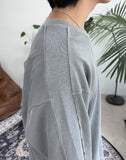 Earthon Waffle Pigment Long Sleeve