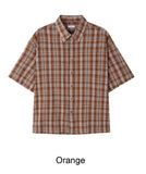 Perry Wrinkle Check Short Sleeve Shirt