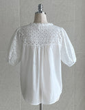 [Two Piece] Hueri Punching Blouse Long Skirt