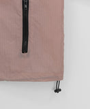 Milta Check Over Hood Windbreaker