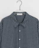 [Unisex] Hyusi Check Over Long Sleeve Shirt