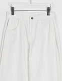 Etoe Side Pintuck Balloon Wide Cotton Pants