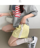 Two Side Line Rustling Full Banding Shorts