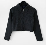 Mata Striped Crop Jacket