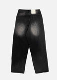 Bane Smoky Black Wide Denim Pants