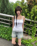 Eve Square Lace Sleeveless