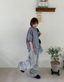 Bots Summer Parachute Banding Wide Pants