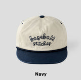 Rope Lettering Leather Strap Camp Cap