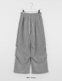 [unisex] Hatimo Banding String Jacquard Balloon Pants