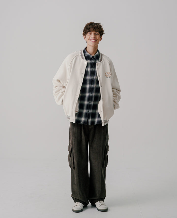 WV PROJECT正規品★23AW★Sunrope ラグランバーシティジャケット WV PROJECT正規品☆23AW☆Sunrope ラグランバーシティジャケット