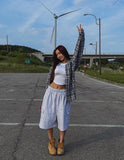 [U-BASIC] Acel Banding Cargo Pile Half Pants