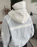Tena Cap Hood High-Neck Wind Jacket