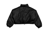 Jaki leather short padded jumper