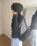 [Mini Pouch Set] Hitch Hopi Leopard Cotton Cross Shoulder Bag