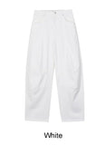 Lean Dart Curved Cotton Pants
