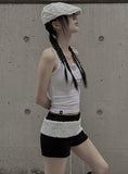 [mnem] Floral Corset Belt