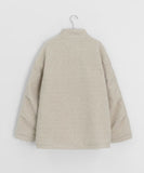 Layud Single Boucle Quilting Midi Coat