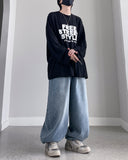 Big Boy String Balloon Denim Pants