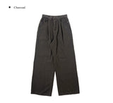 Demon Pintuck Cotton Long Wide Pants