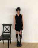 Hookin Stud Halterneck Sleeveless