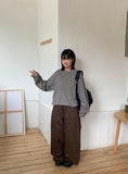 [unisex] Paconi banding rivet carpender pants