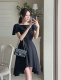 Raylin Cape Shawl Flare Mini One Piece (Belt Set)