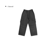 Mobo Banding Cargo Pintuck Wide Pants