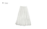 Tenu Tiered Frill Long Banding Skirt