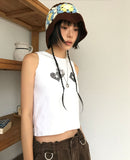CRACK HEART ♥ SLEEVELESS