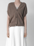 [Premium] Kai Cashmere Whole Garment Knit Vest
