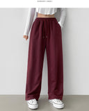Color Basic Long Wide Banding Training Pants