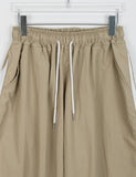 [unisex] Kenne Banding String Color Matching Folding Bermuda Nylon Pants