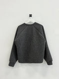 Velua crop knit cardigan