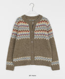 Touni Nordic Wool Button Cardigan